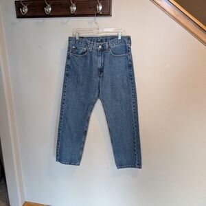 Levi's Men's 505 Straight Blue Jeans 33W x 29L